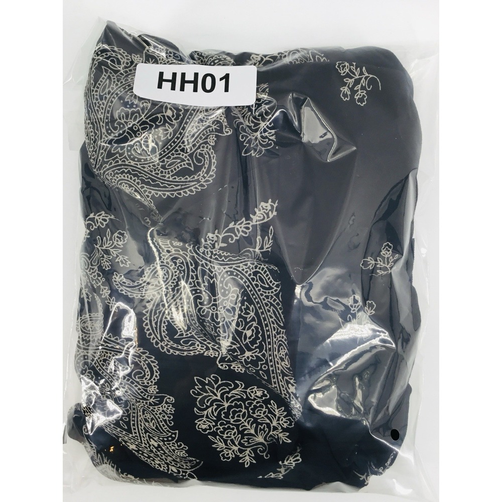 VTG New York City Design Co Silk Babydoll Top Black Boho XL Whimsigoth Y2K HH01 - Picture 16 of 16